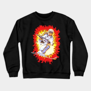 Snow Job GI Joe toy art card Crewneck Sweatshirt